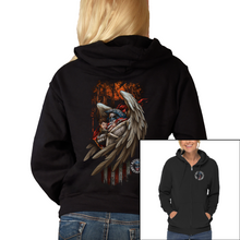 Load image into Gallery viewer, Women&#39;s The Guardian Angel - Zip-Up Hoodie
