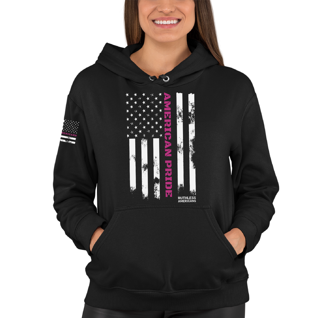 Women's Thin Pink Line - Pullover Hoodie