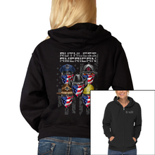 Load image into Gallery viewer, Women&#39;s Tribute - Cowboy - Zip-Up Hoodie
