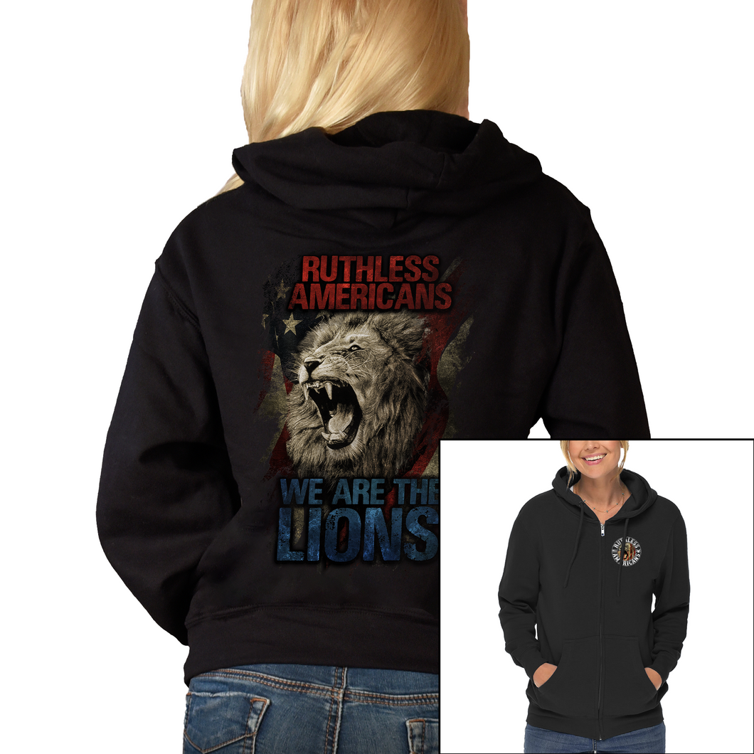 Women's We Are The Lions - Zip-Up Hoodie