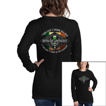 Load image into Gallery viewer, Women&#39;s You Can&#39;t Drink All Day St. Patrick&#39;s Edition - L/S Tee
