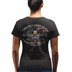 Women's You Can't Drink All Day - Cowgirl - S/S Tee