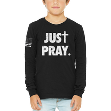 Load image into Gallery viewer, Youth Just Pray - L/S Tee
