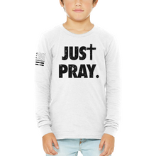 Load image into Gallery viewer, Youth Just Pray - L/S Tee
