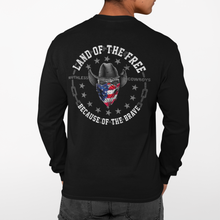 Load image into Gallery viewer, Land of the Free - Cowboy - L/S Tee
