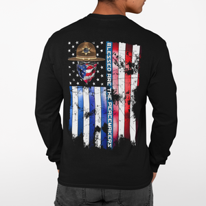 Blessed Are The Peacemakers - Sheriff - L/S Tee