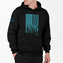 Load image into Gallery viewer, Rifle Flag Colored - Pullover Hoodie
