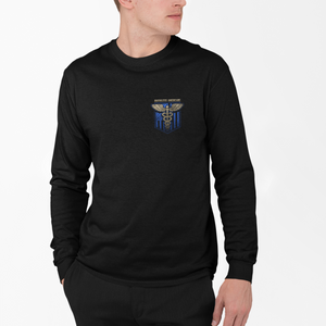 Nursing Is A Work Of Heart - Blue - L/S Tee