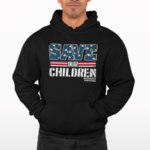 Save Our Children Red White & Blue - Pullover Hoodie