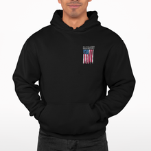 Load image into Gallery viewer, Buck Cancer Flag Red White &amp; Blue - Pullover Hoodie
