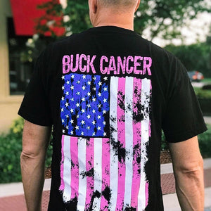 Buck Cancer Flag - A Ruthless Cowboys Original