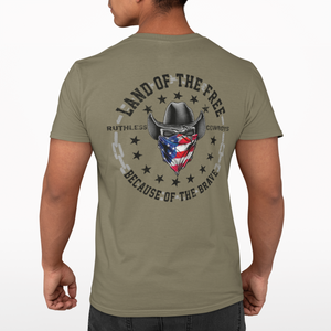 Land of The Free - Cowboy - S/S Tee