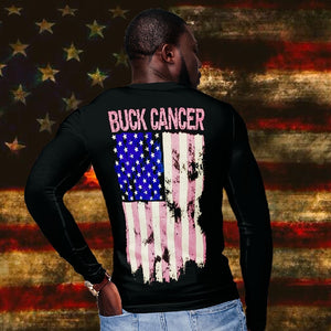 Buck Cancer Flag - L/S - A Ruthless Cowboys Original