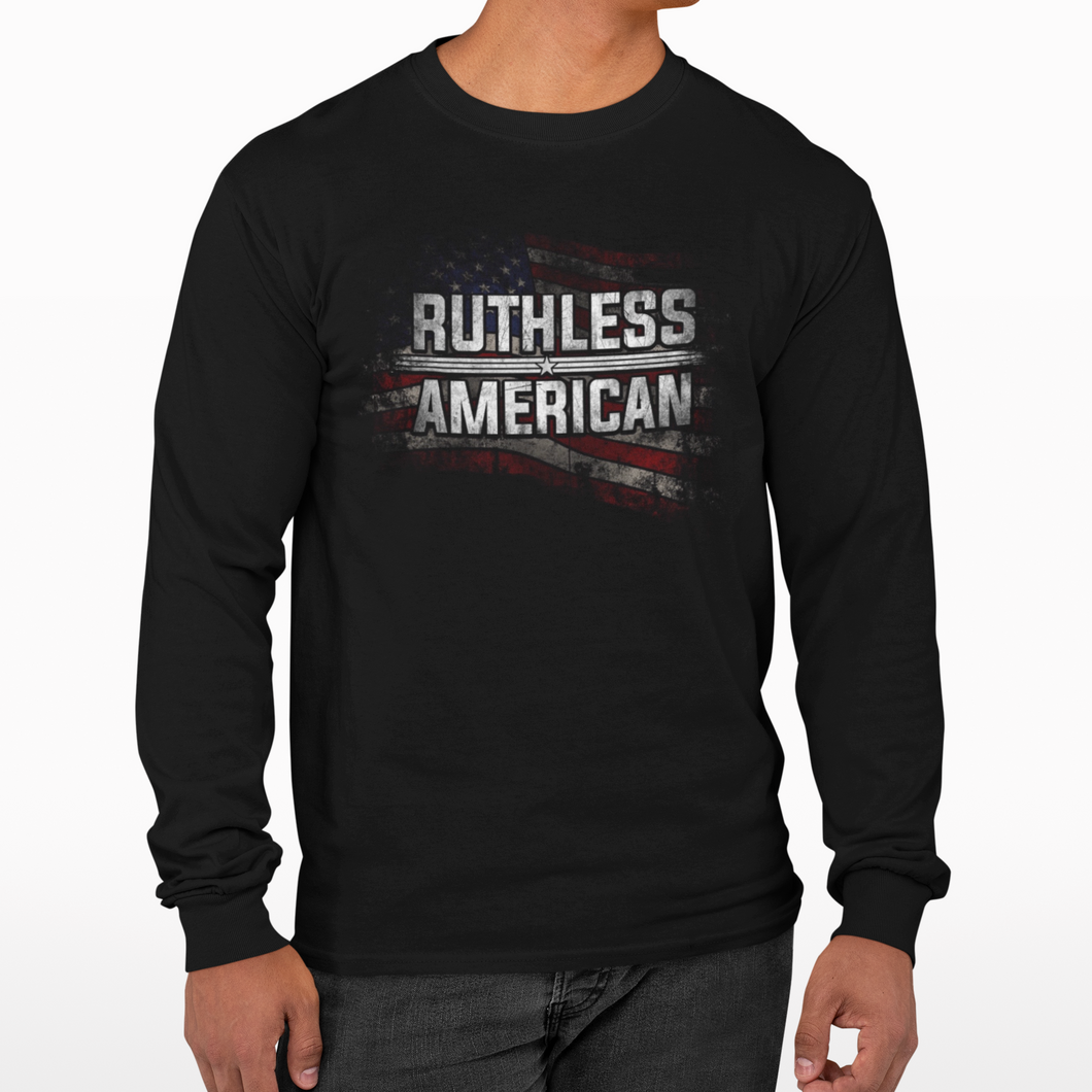 Ruthless American Flag - L/S Tee