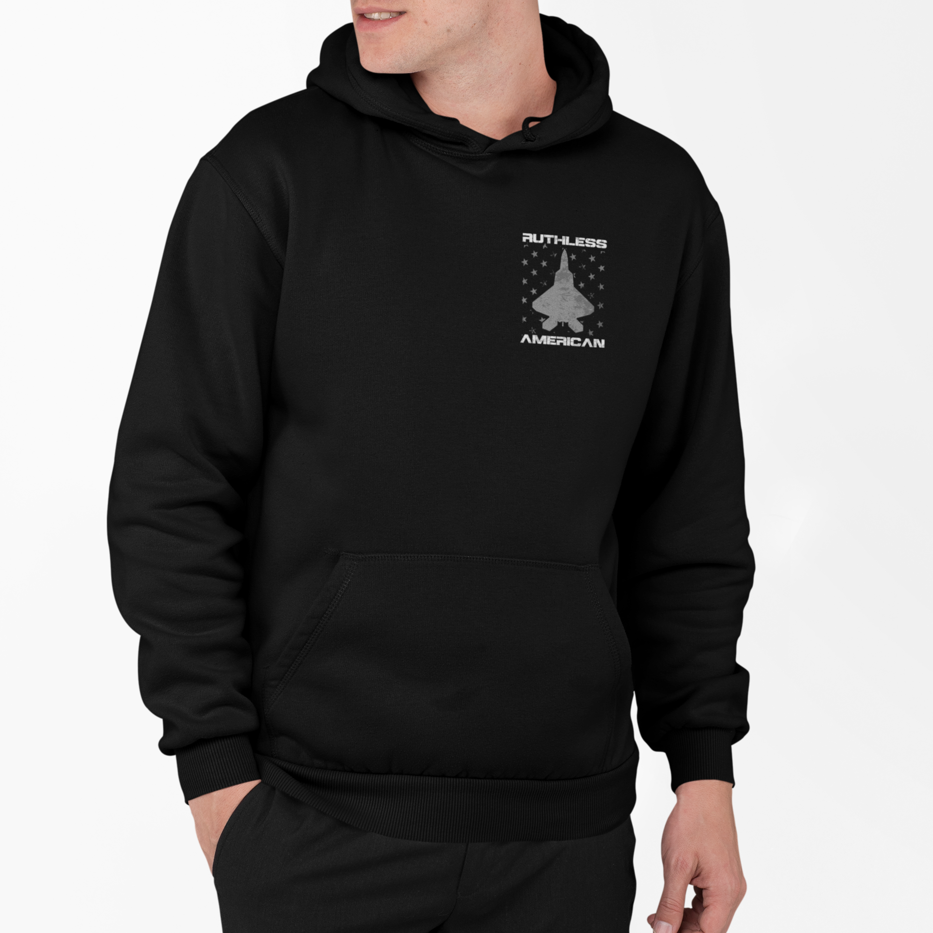 Air force cropped shop hoodie