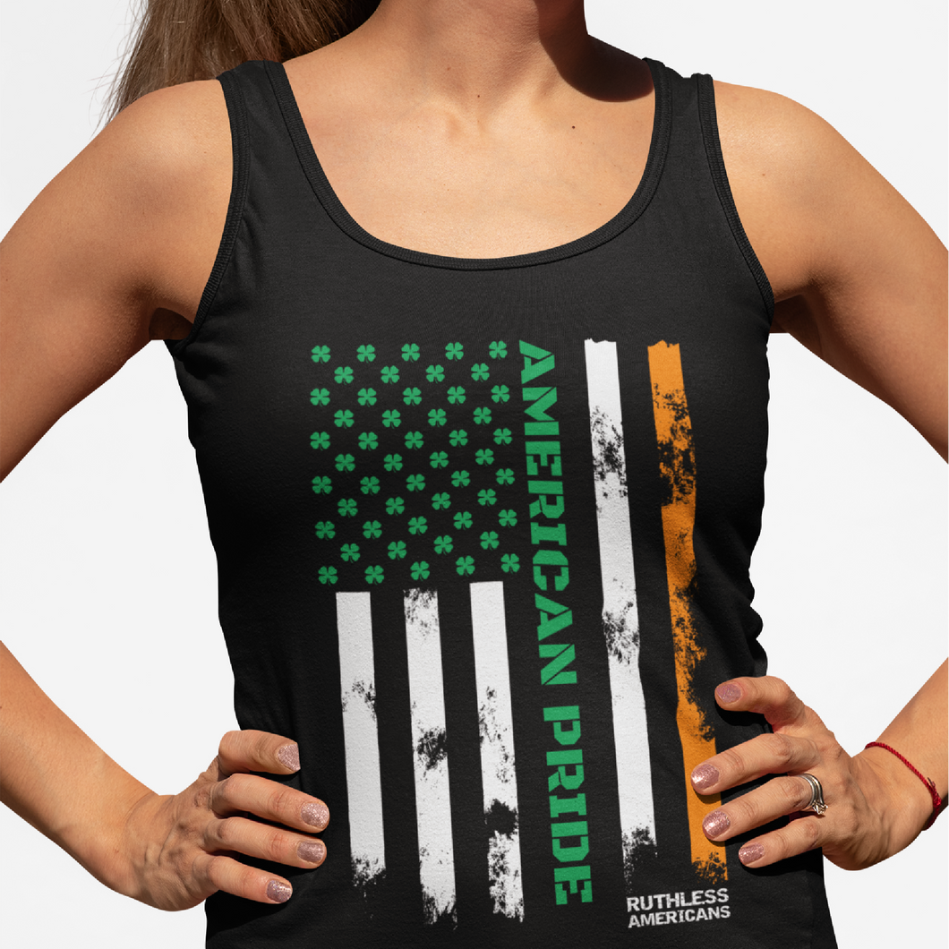 Women's Irish Clover Flag - Tank Top