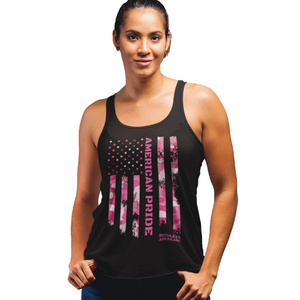Women's American Pride Tactical Pink Camo - Tank Top