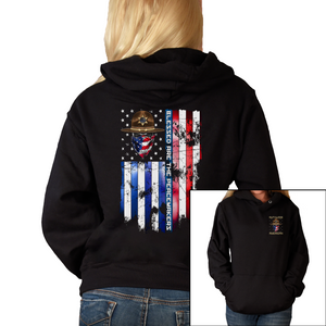Women's Blessed Are The Peacemakers - Sheriff - Pullover Hoodie