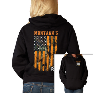 Women's Montana's Camouflage - Pullover Hoodie