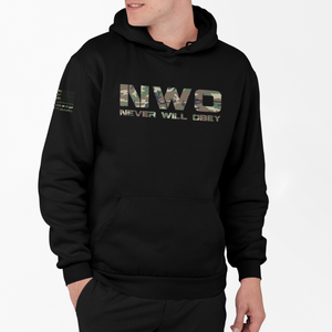 Never Will Obey - Camo - Pullover Hoodie