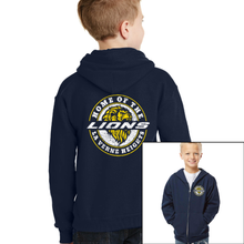 Load image into Gallery viewer, Youth La Verne Heights Lions - Zip-Up Hoodie
